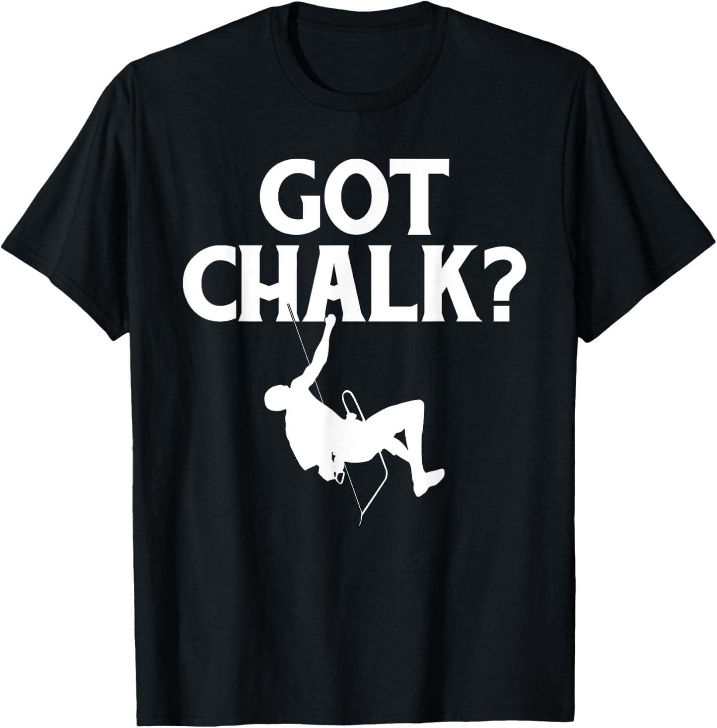 Got Chalk Tree Rock Climber T-Shirt - T-Shirt | Black