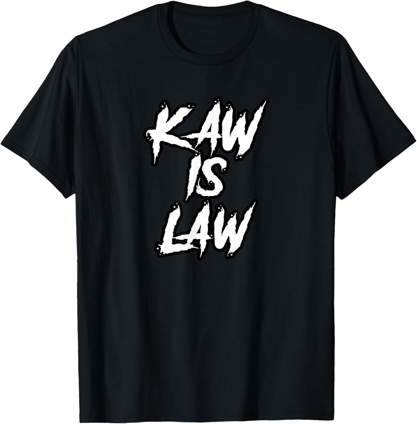 Kaw is Law Battlehawks St. Louis Football Tailgate T-Shirt - T-Shirt | Black