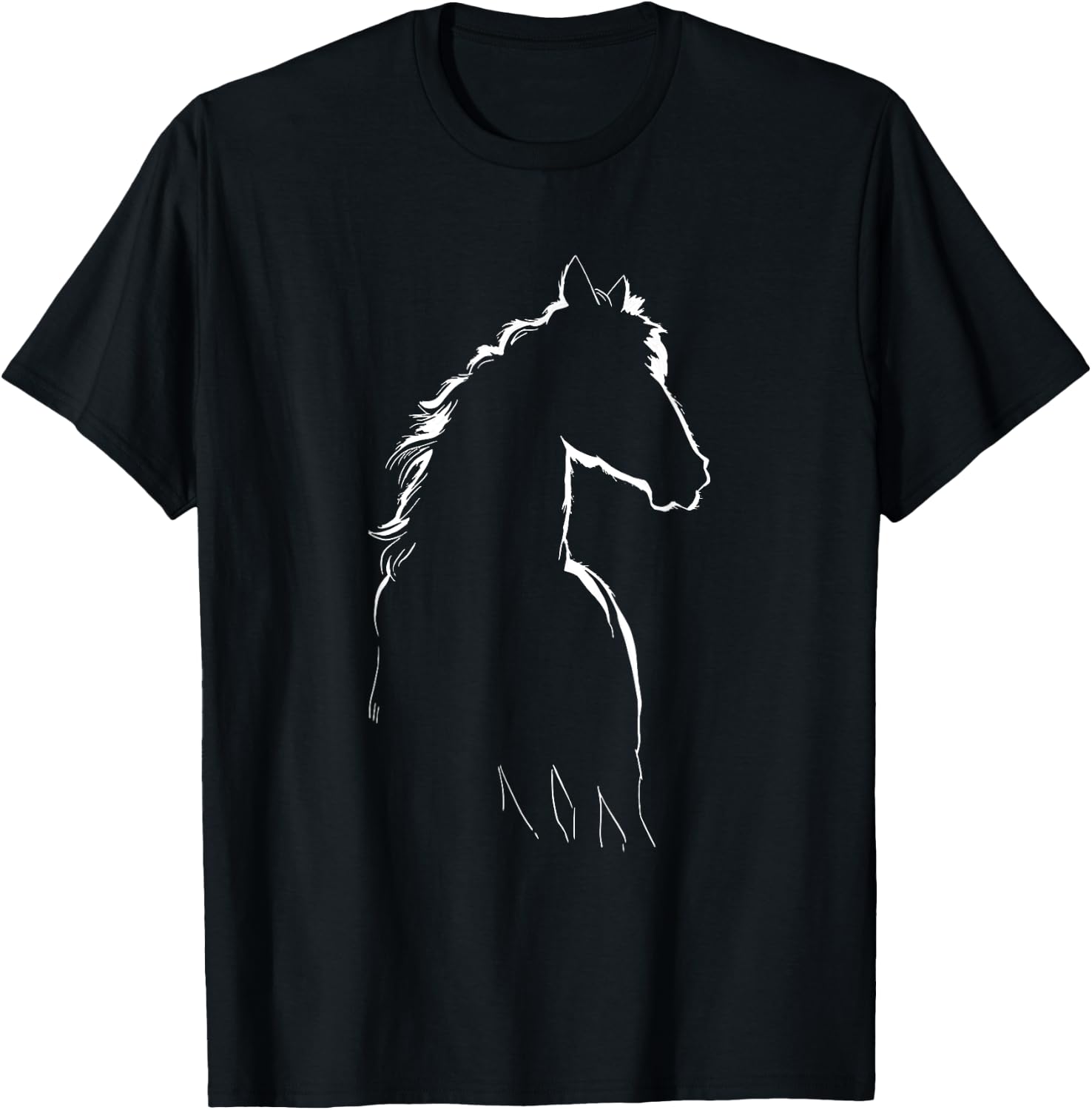 Riding horses Horse owners T-Shirt - T-Shirt | Black