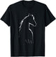 Riding horses Horse owners T-Shirt - T-Shirt | Black
