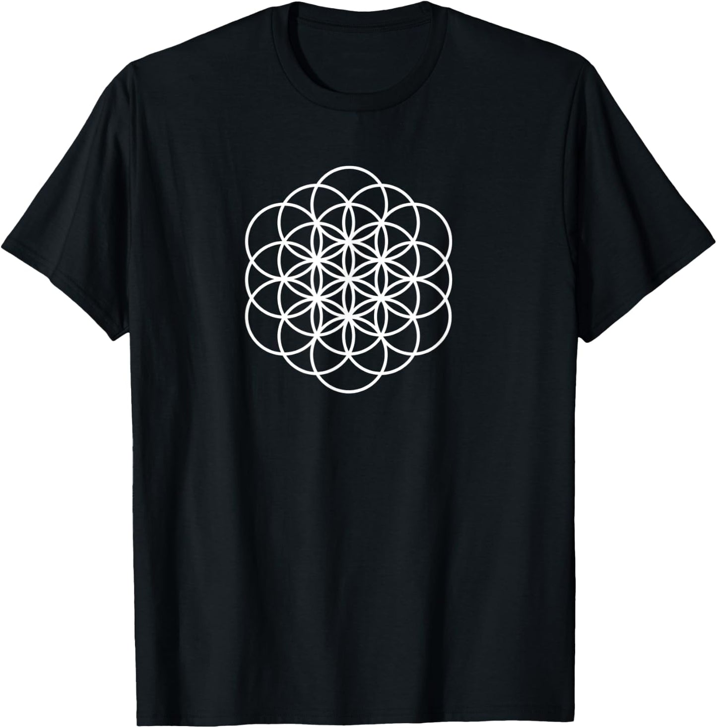Sacred Geometry The seed of Life T-Shirt - T-Shirt | Black