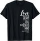 Love The Lord Your God With All Your Heart Luke 10:27 T-Shirt - T-Shirt | Black