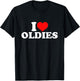 I Love Oldies T-Shirt - T-Shirt | Black