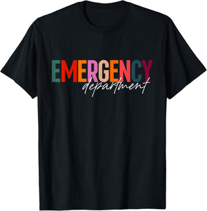 Emergency Department Emergency Room Healthcare Nursing Nurse T-Shirt - T-Shirt | Black