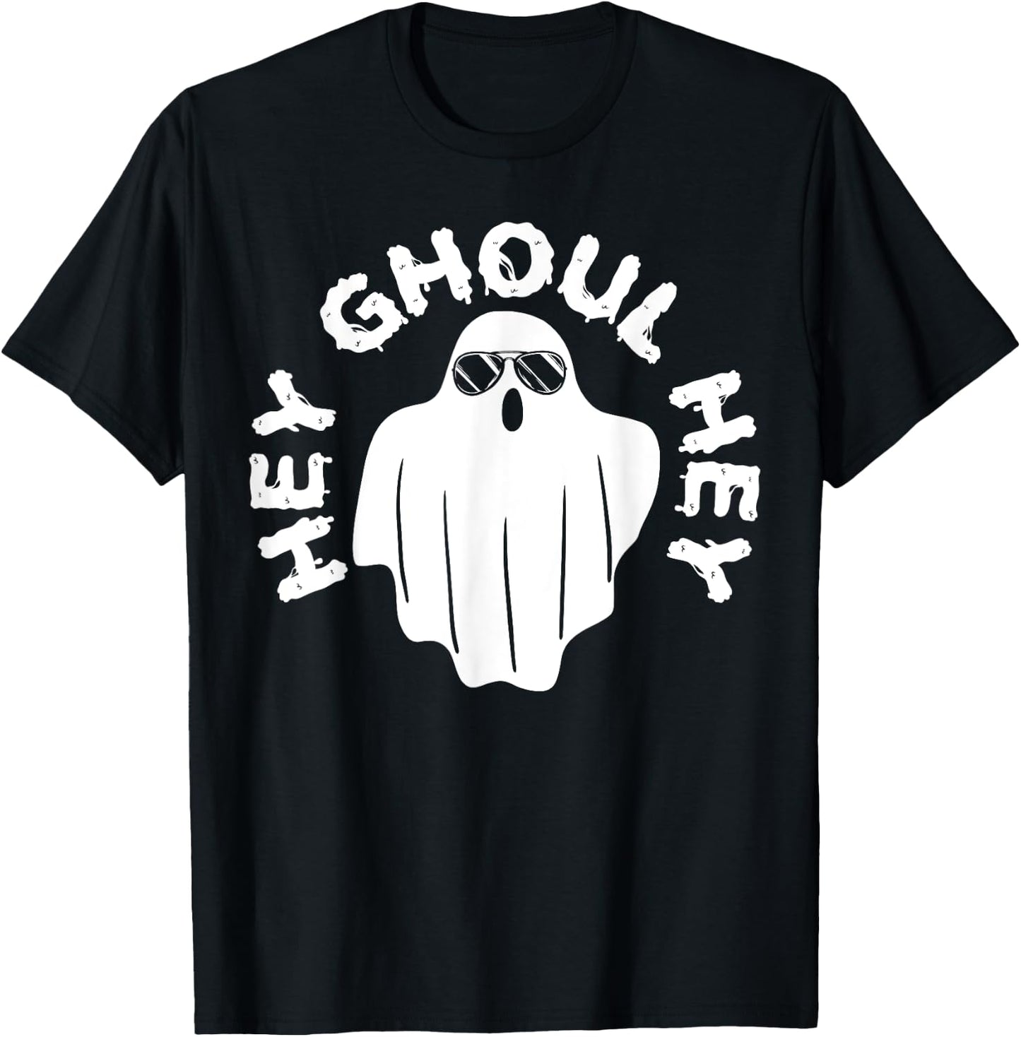 Hey Ghoul Hey Funny Halloween Boo Spooky Trick Or Treat T-Shirt - T-Shirt | Black