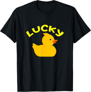 Lucky Rubber Ducks Duck Duckling T-Shirt - T-Shirt | Black