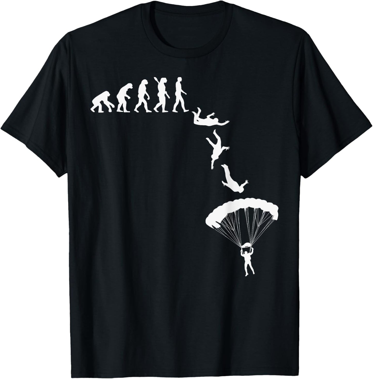 Cool Skydive Design Women Skydiver Skydiving Lovers T-Shirt - T-Shirt | Black