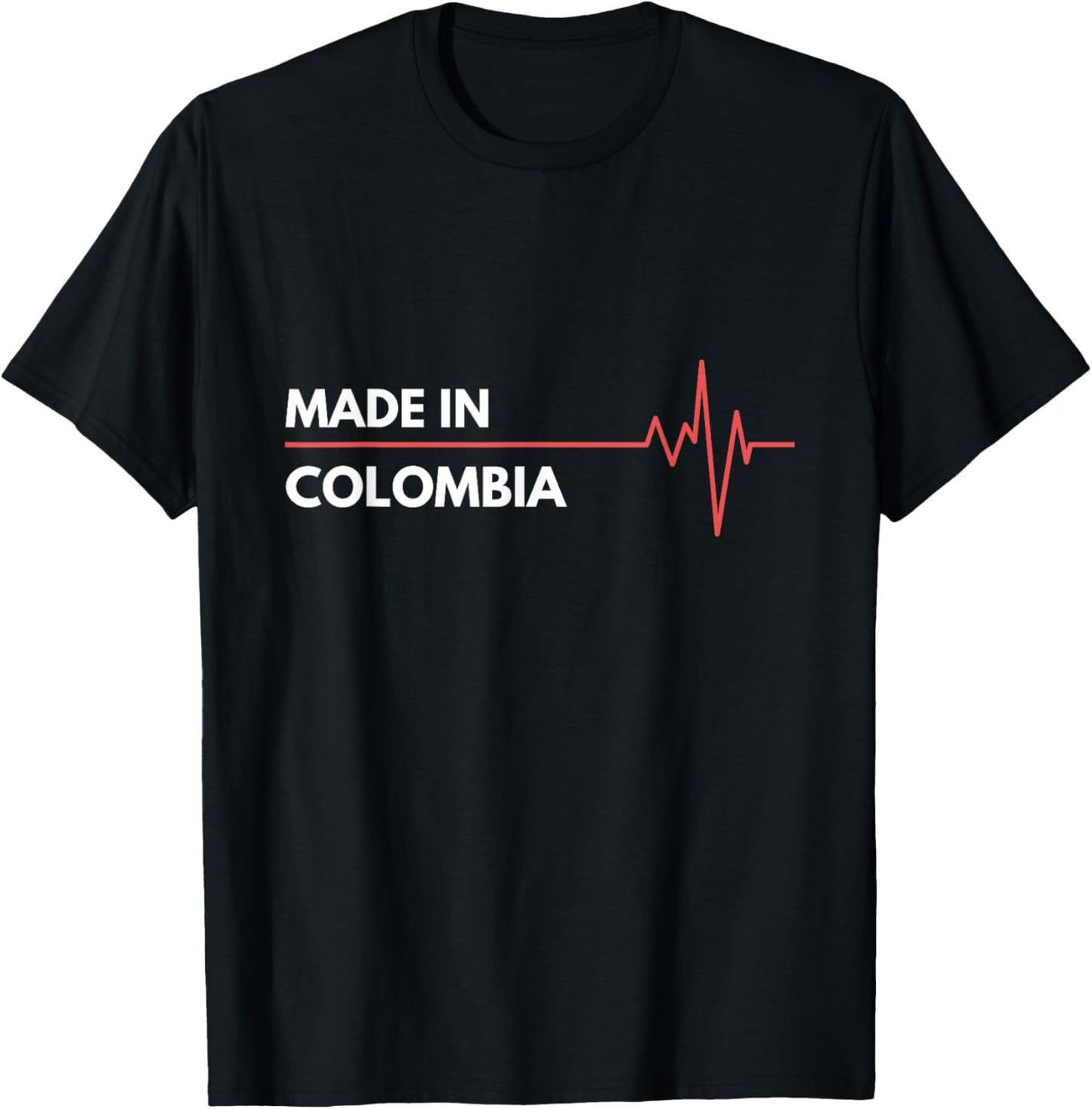 Made In Colombia Born In Country Of Birth T-Shirt - T-Shirt | Black