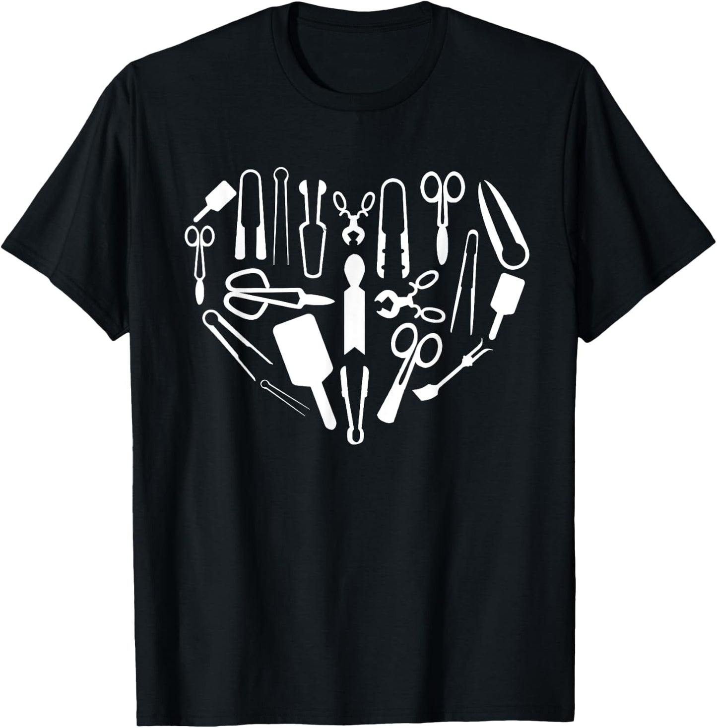 Cool Glassblowing Women Glassblower Glass Tool Heart T-Shirt - T-Shirt | Black