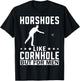 Horseshoes Are Funny Horseshoe Pitching T-Shirt - T-Shirt | Black