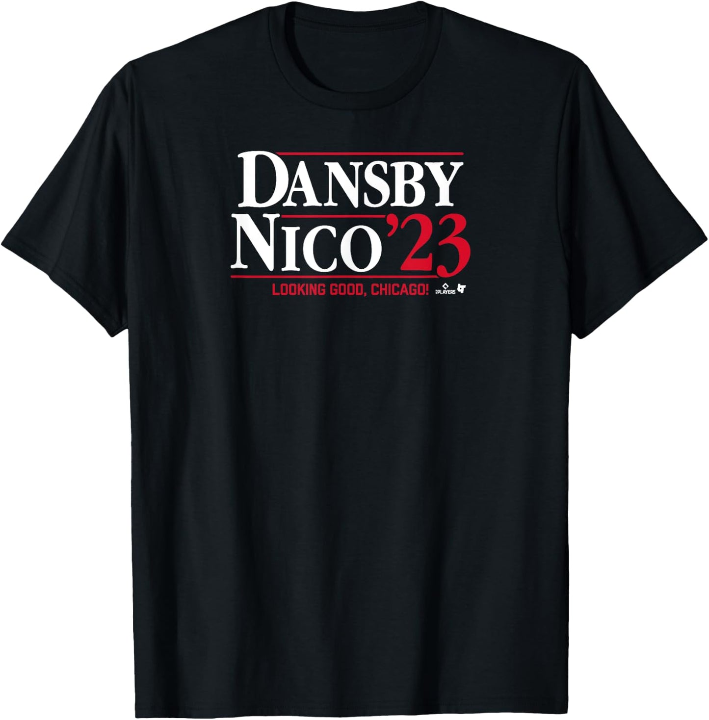 Dansby Swanson and Nico Hoerner - Chicago Baseball T-Shirt - T-Shirt | Black