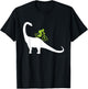 Cool Mountain Bike Dino Funny Bicycle Dinosaur Lovers Outfit T-Shirt - T-Shirt | Black
