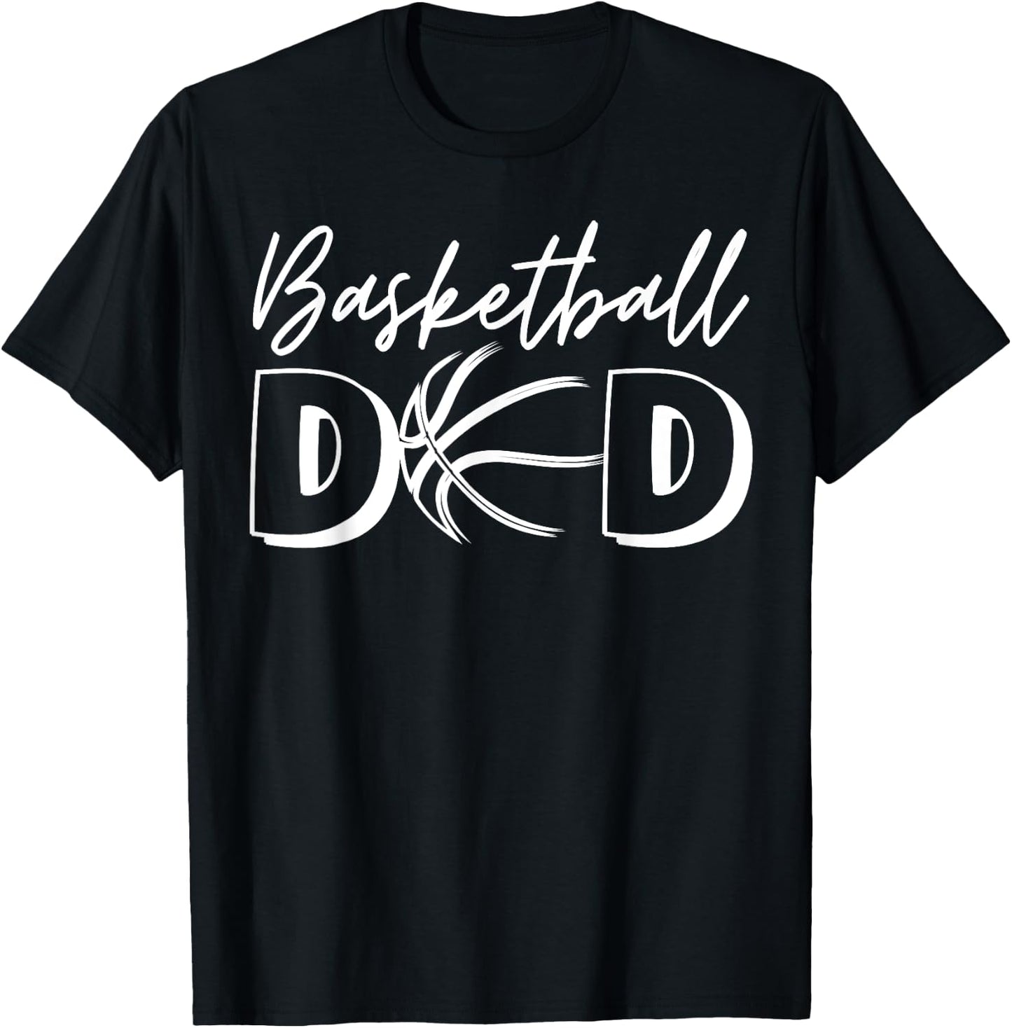 Basketball Dad Family Matching Funny Basketball Dad T-Shirt - T-Shirt | Black