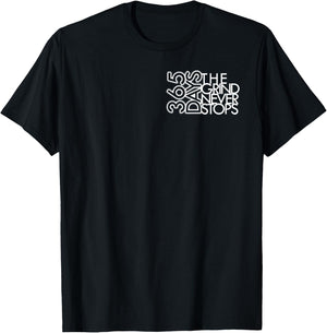 365 Days The Grind Never Stops Motivational T-Shirt - T-Shirt | Black