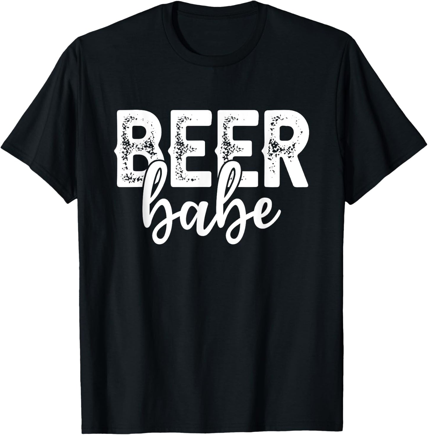Beer Babe Traveling Summer Vacay Mode Funny Summer T-Shirt - T-Shirt | Black