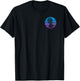 2-sided Vaporwave Aesthetic Upside Down Pineapple Swinger T-Shirt - T-Shirt | Black