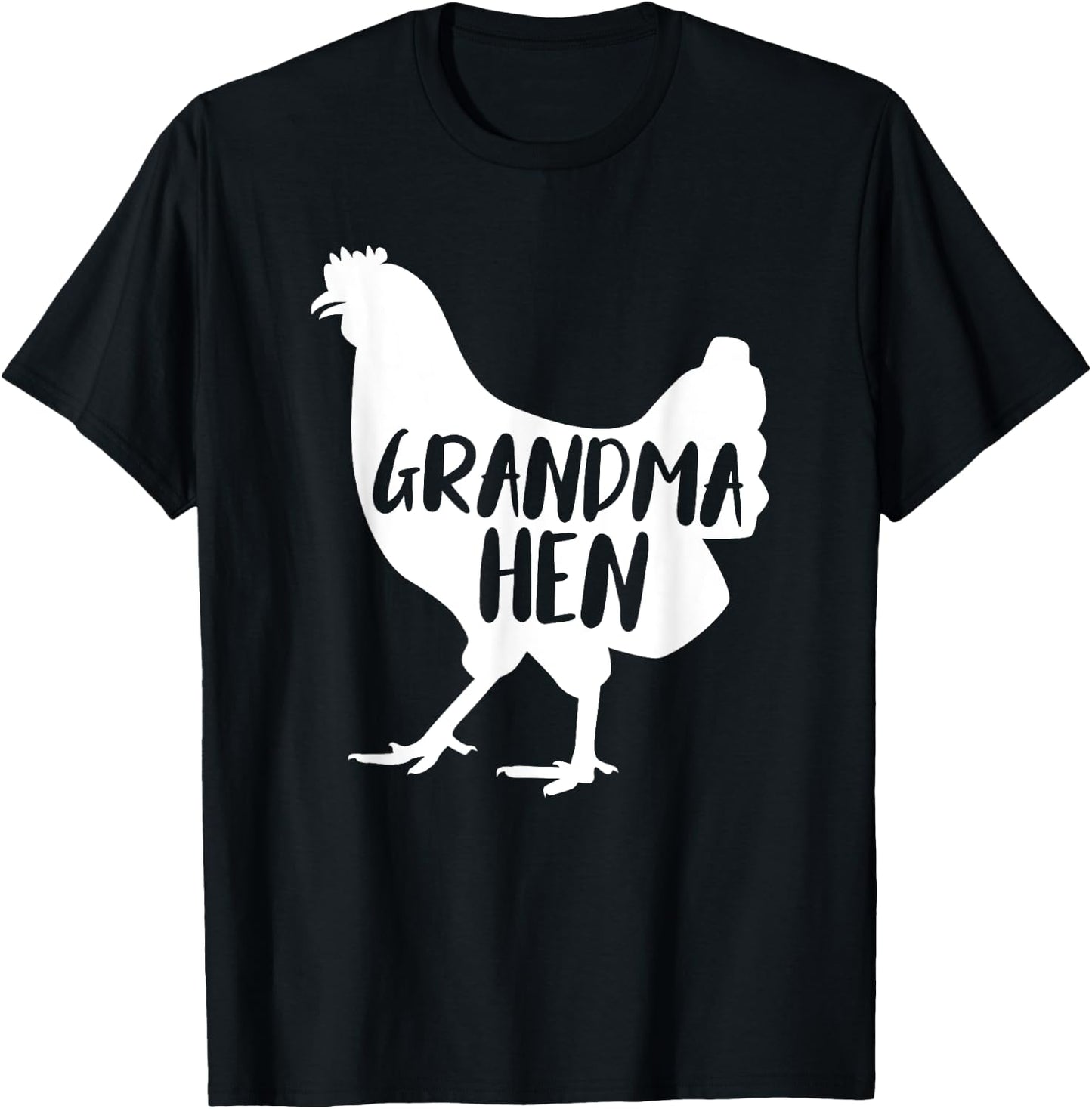 Grandma Hen For Chicken Lover Funny Farmer T-Shirt - T-Shirt | Black
