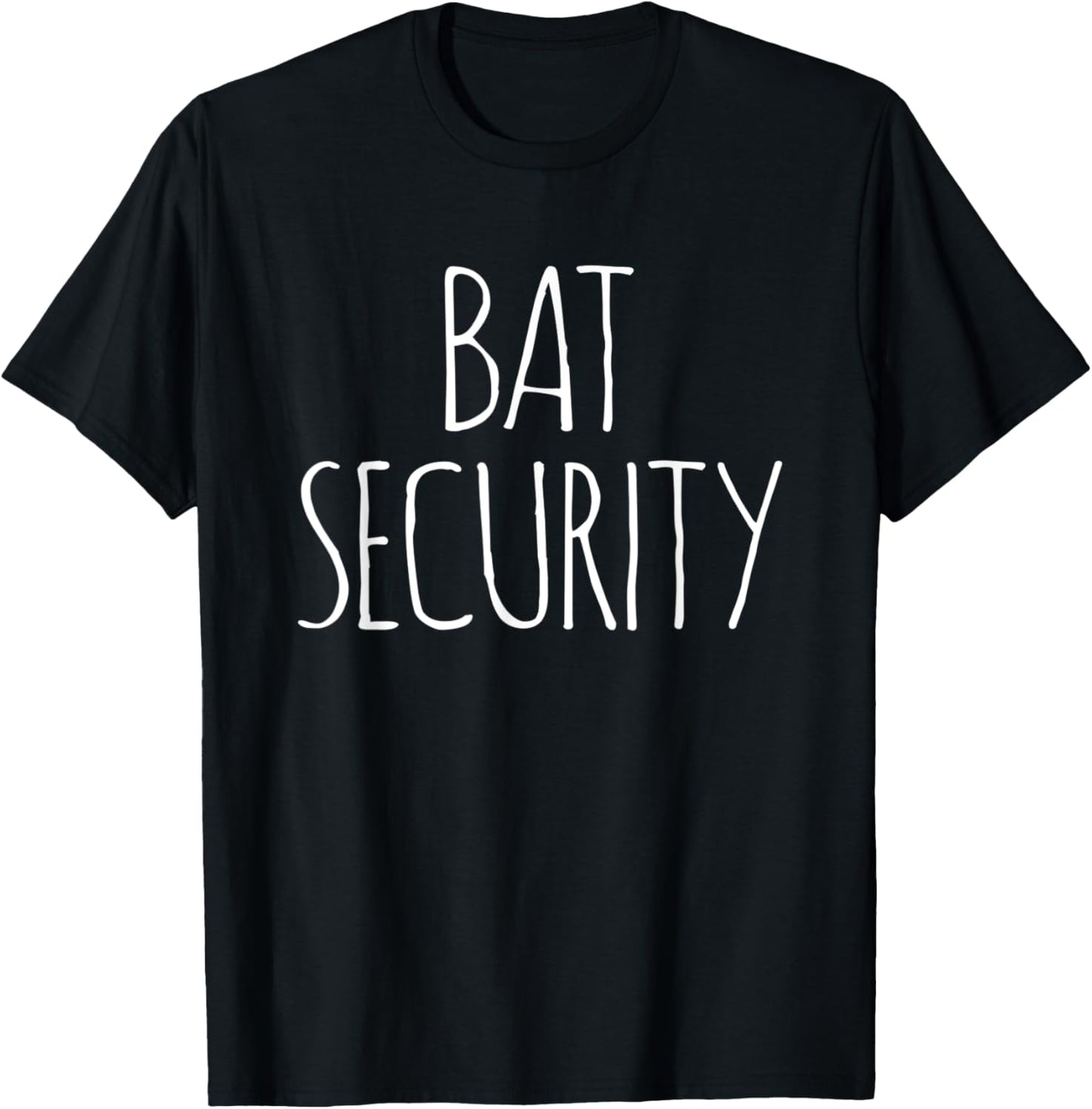 Halloween Costume Bat Security Decorations Ladies Mom T-Shirt - T-Shirt | Black