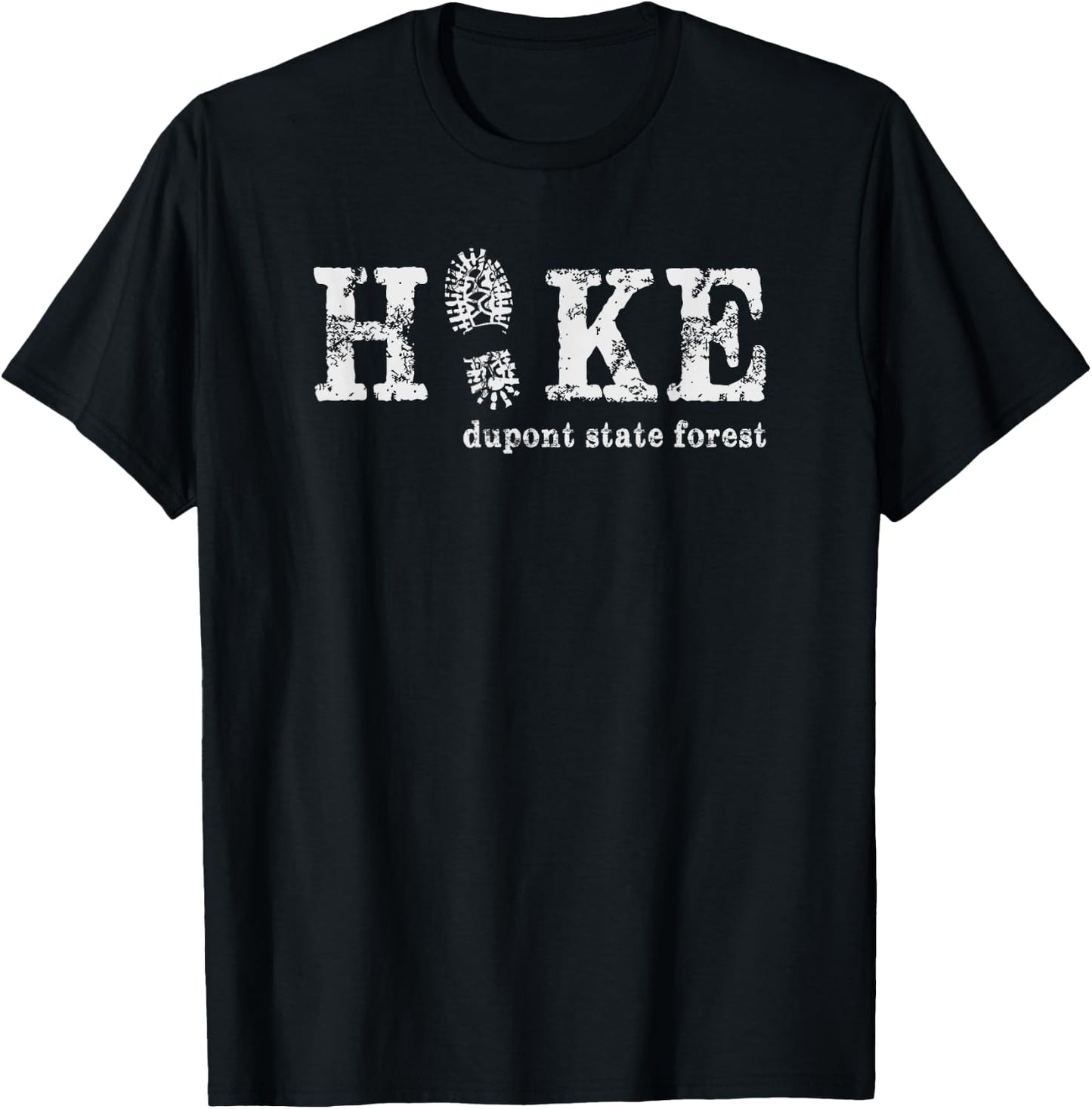 Hike Dupont State Forest North Carolina T-Shirt - T-Shirt | Black