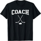 Hockey Coach T-Shirt - T-Shirt | Black