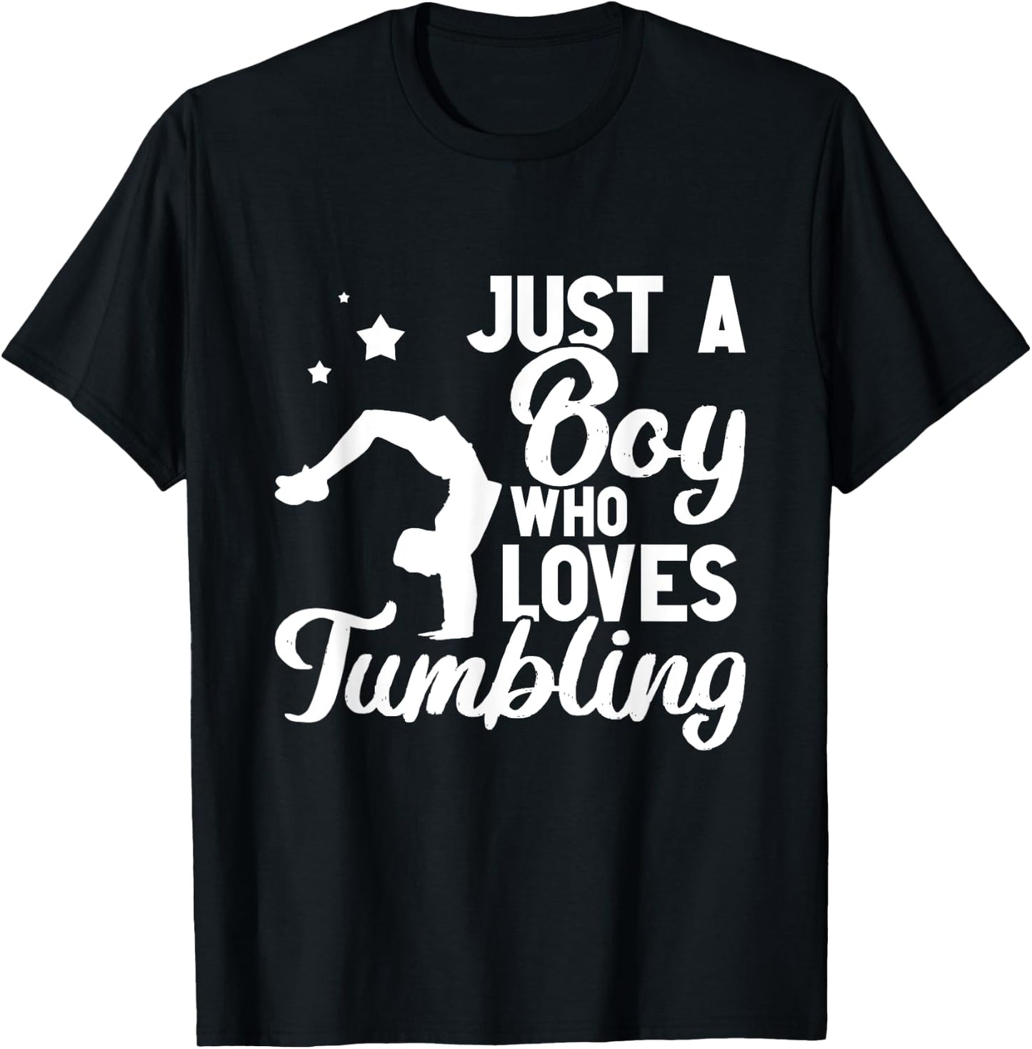 Tumbling Boy Gear Gymnast Gymnastics Funny Tumbler T-Shirt - T-Shirt | Black