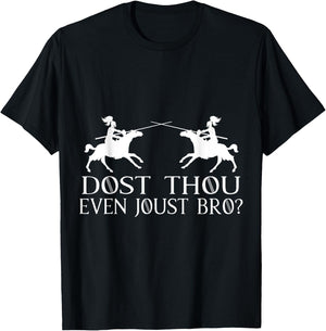 Jousting Knight Renaissance Festival Joust Medieval T-Shirt - T-Shirt | Black