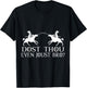 Jousting Knight Renaissance Festival Joust Medieval T-Shirt - T-Shirt | Black