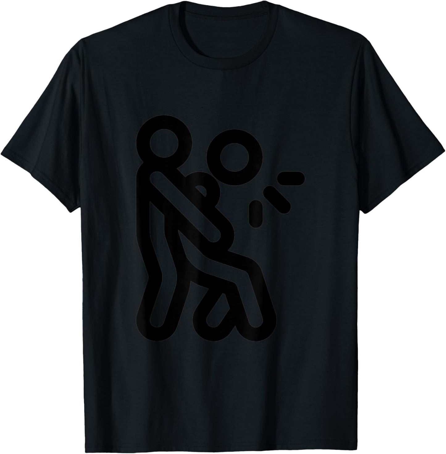 Heimlich Maneuver First Aid Abdominal Thrust T-Shirt - T-Shirt | Black