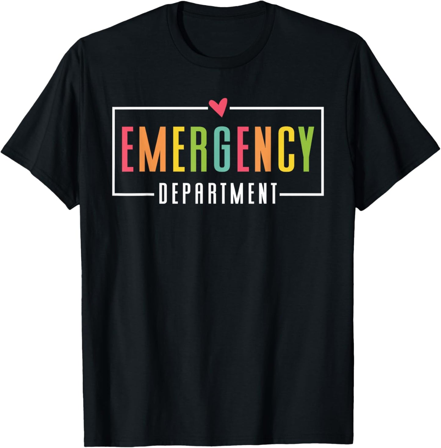 Emergency Department Emergency Room Healthcare T-Shirt - T-Shirt | Black