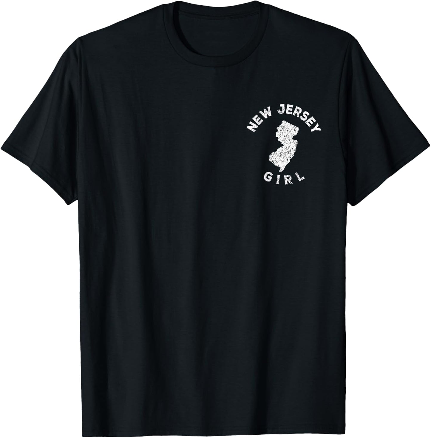 New Jersey Girl Funny Hometown New Jersey Home New Jersey T-Shirt - T-Shirt | Black