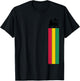 Lion of Juda Reggae Music Jamaica Ethiopian Flag T-Shirt - T-Shirt | Black