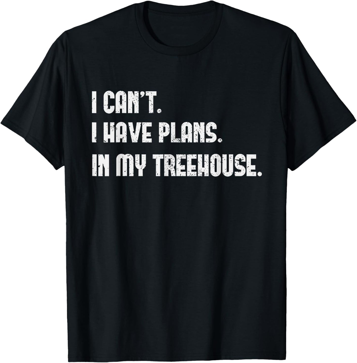 Funny Treehouse Lover Kids Girls Boys Outdoor Nature T-Shirt - T-Shirt | Black