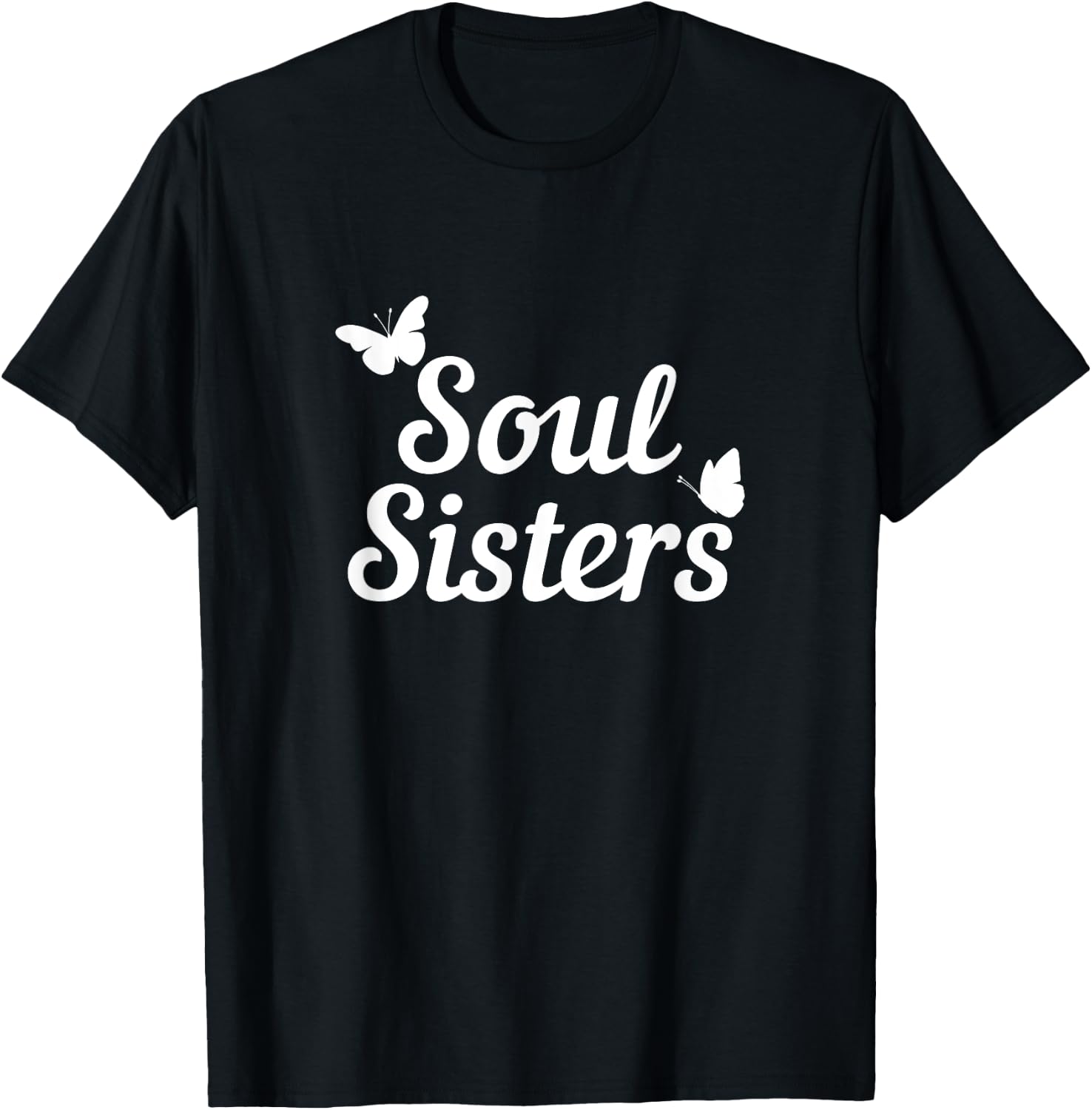 Siblings Lifestyle Kids Butterfly Print , Black, Small T-Shirt - T-Shirt | Black