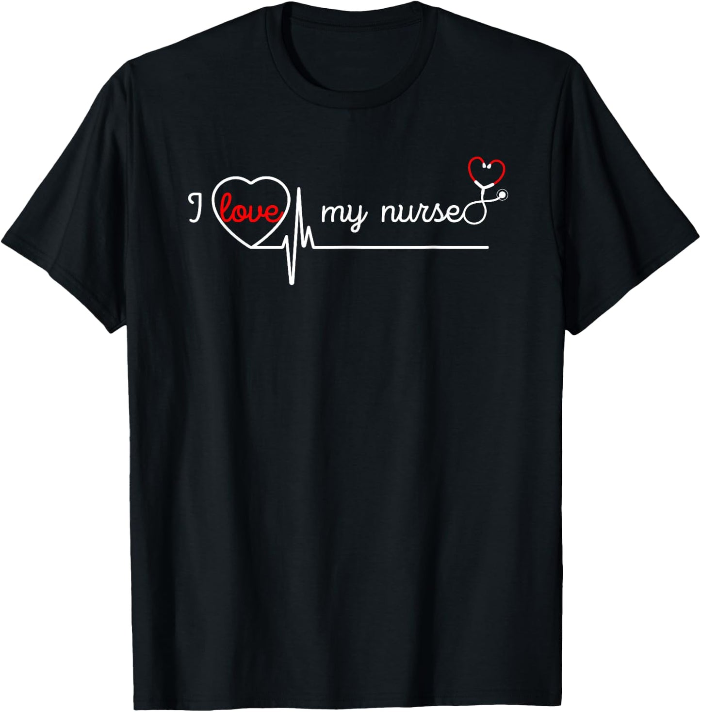 I love my nurse T-Shirt - T-Shirt | Black