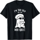 I’m Too Old For This Boo Sheet Ghost Funny Halloween Costume T-Shirt - T-Shirt | Black