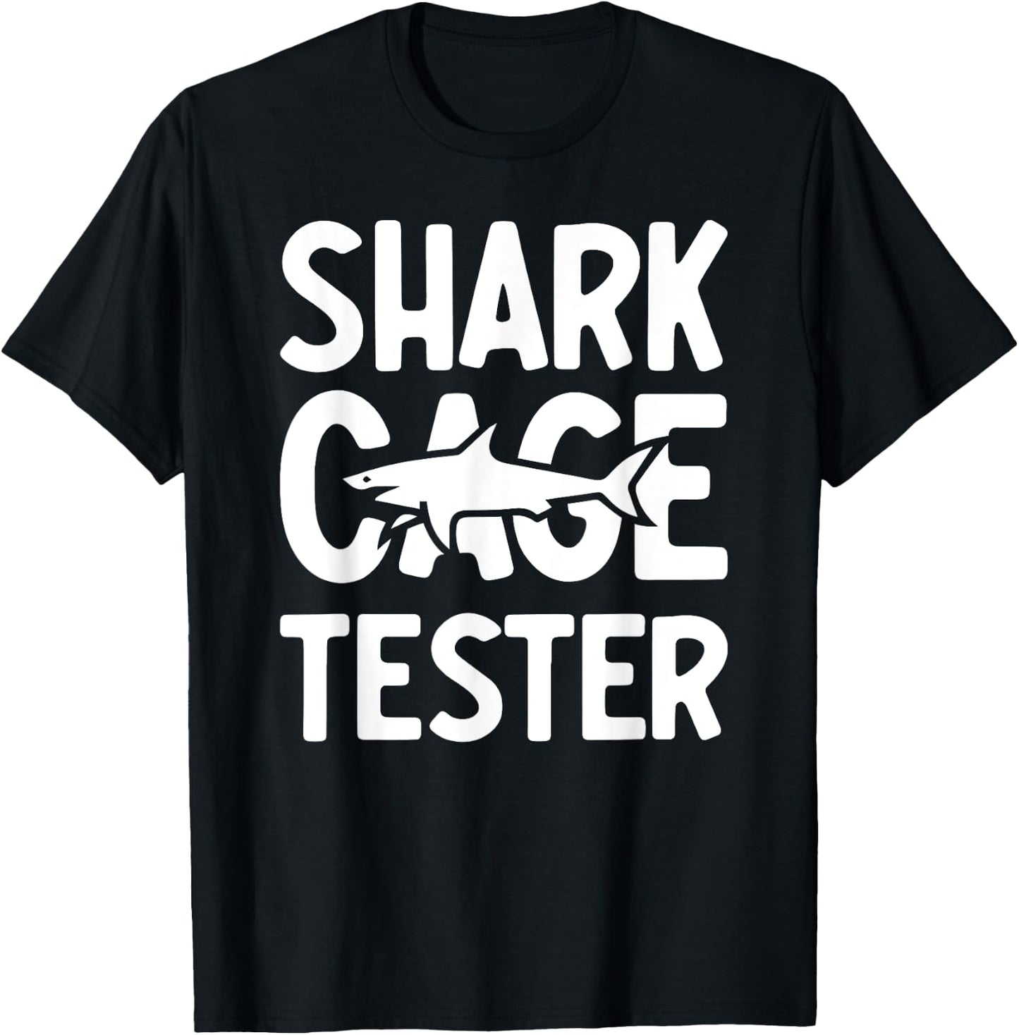 Shark Cage Tester Funny Amputee Amputation Surgery Recovery T-Shirt - T-Shirt | Black