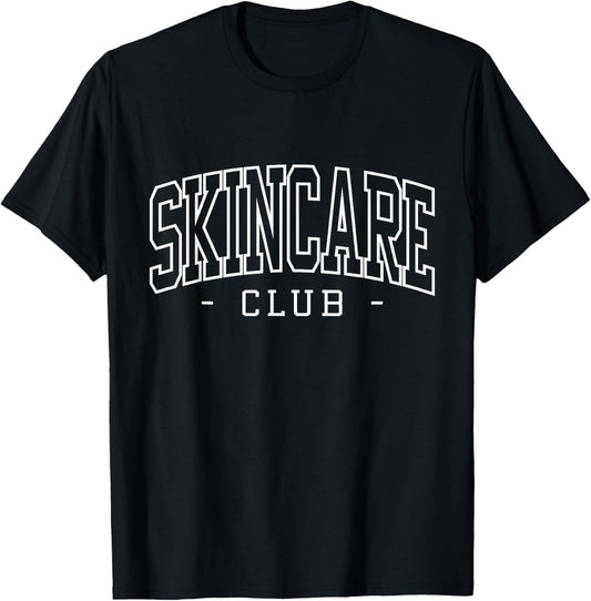 Skincare Club Skin Care Esthetician Skincare T-Shirt - T-Shirt | Black