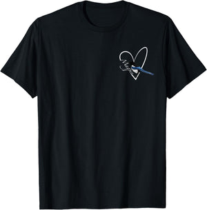 Magpie Bird Birdlover Birdwatcher Animal Biologist T-Shirt - T-Shirt | Black