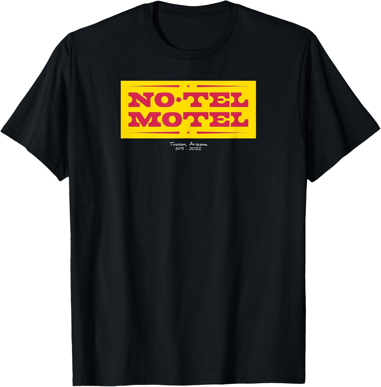 No-Tel Motel - Tucson, AZ T-Shirt - T-Shirt | Black