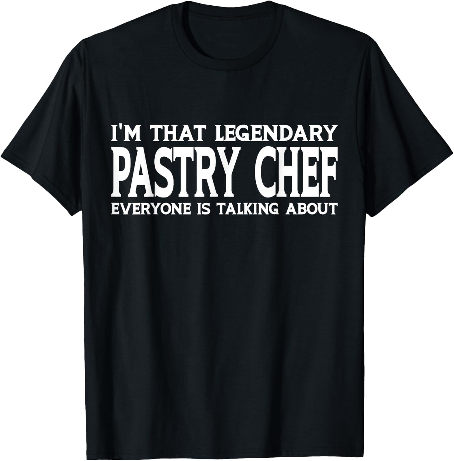 Pastry Chef Job Title Employee Funny Worker Pastry Chef T-Shirt - T-Shirt | Black