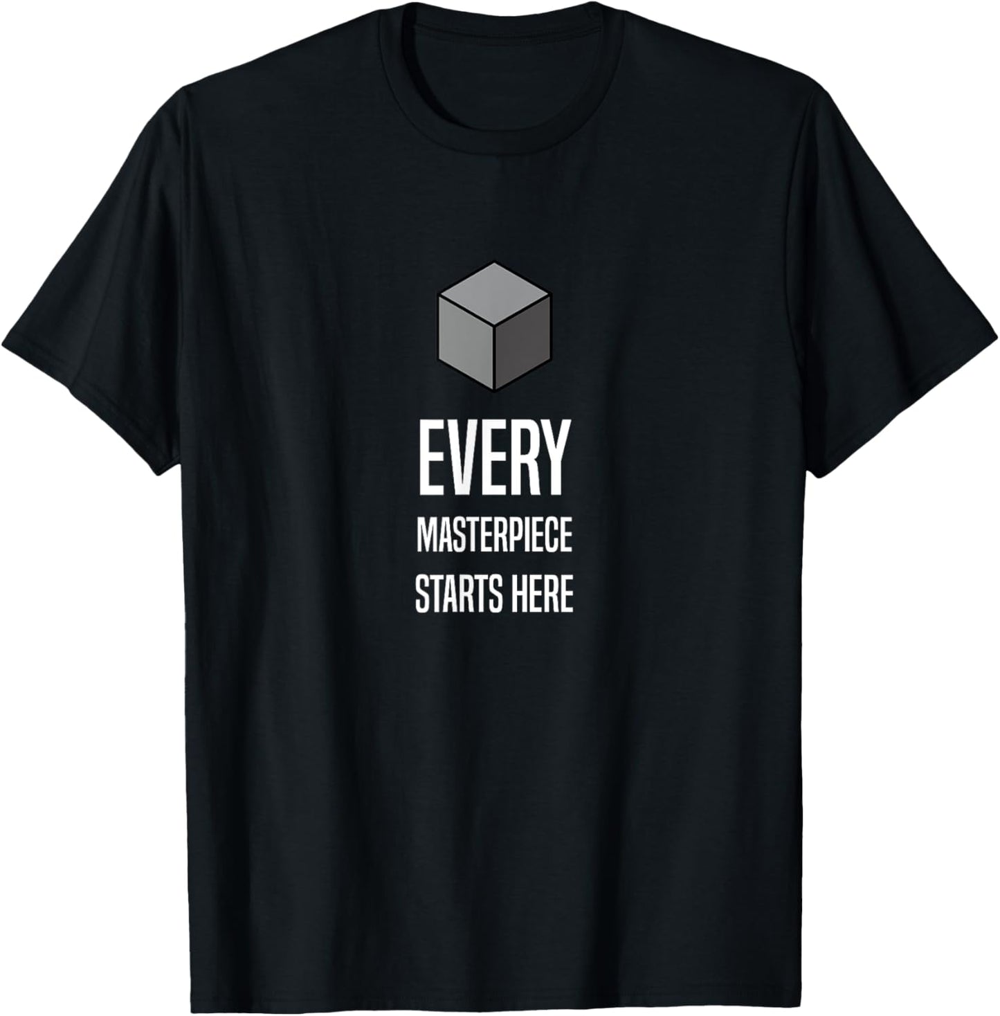 Blender Basics: simple, nerdy style for 3D modelling fans T-Shirt - T-Shirt | Black