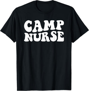 Camp Nurse Camp Nurse Nurses Day T-Shirt - T-Shirt | Black