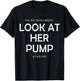 Oh My Gosh Look At Her Pump, Funny Type 1 Diabetes T-Shirt - T-Shirt | Black