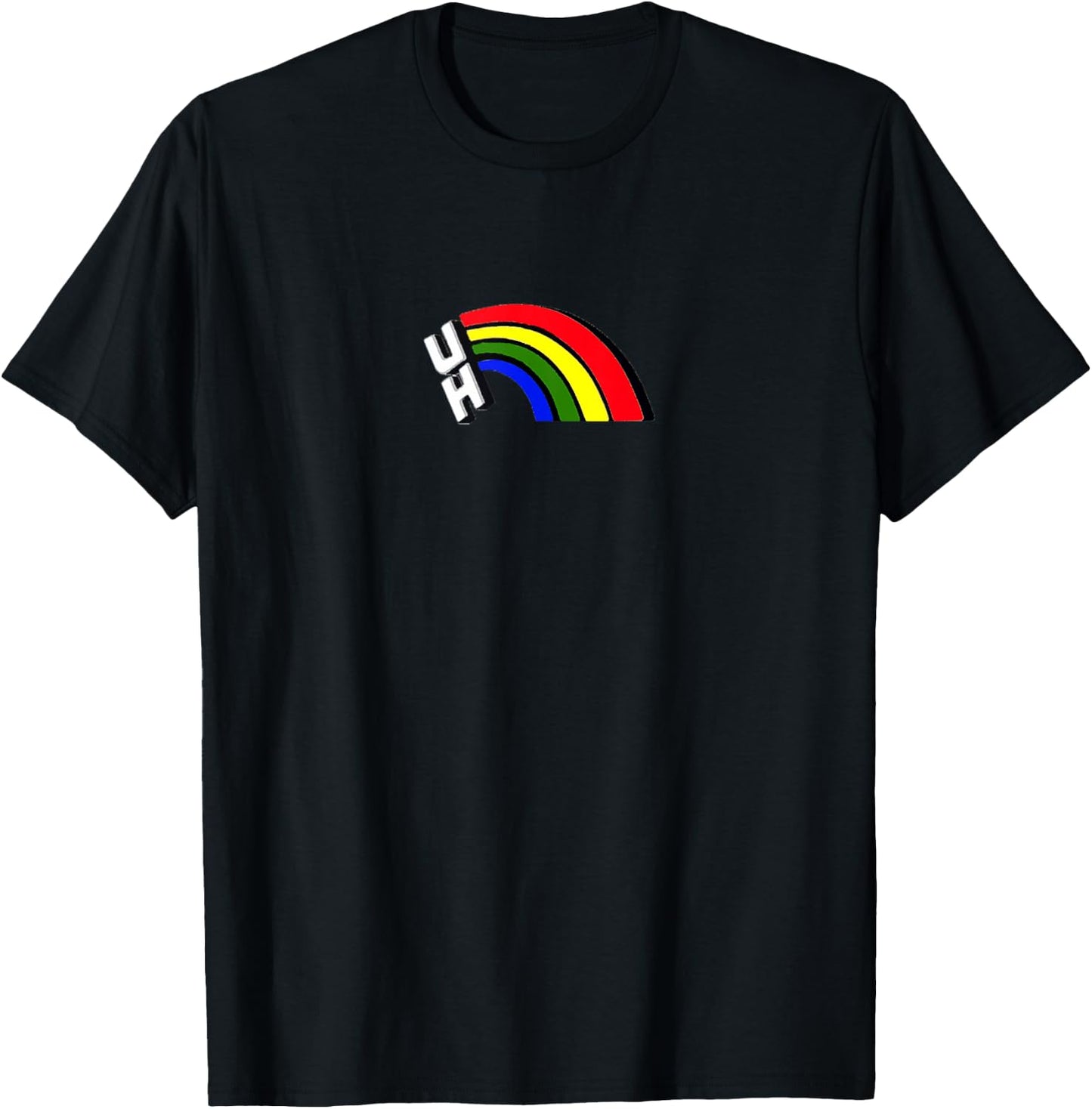 Hawaii Rainbow University Football Sports Logo T-Shirt - T-Shirt | Black
