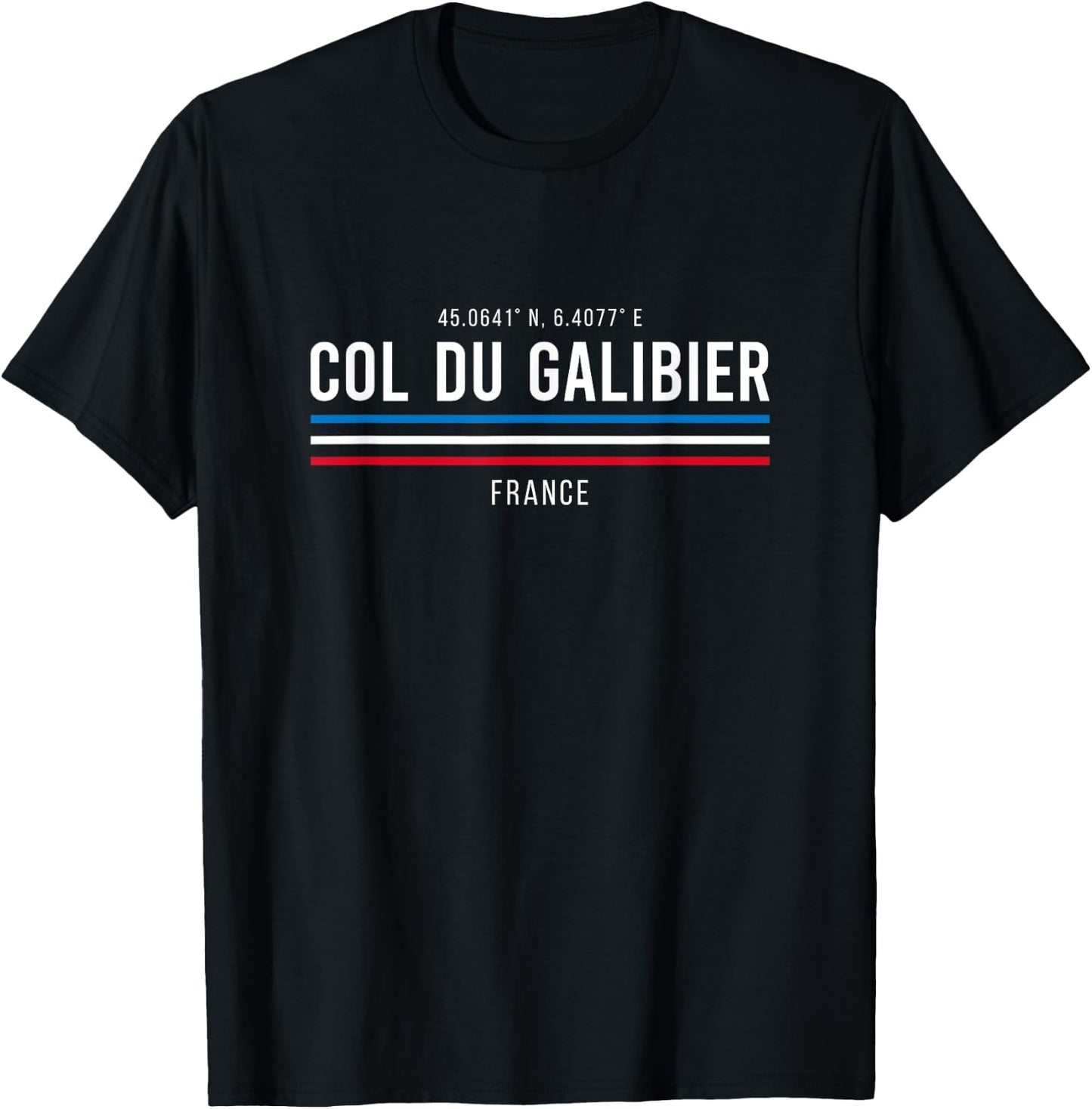Col Du Galibier Cycling T-Shirt - T-Shirt | Black