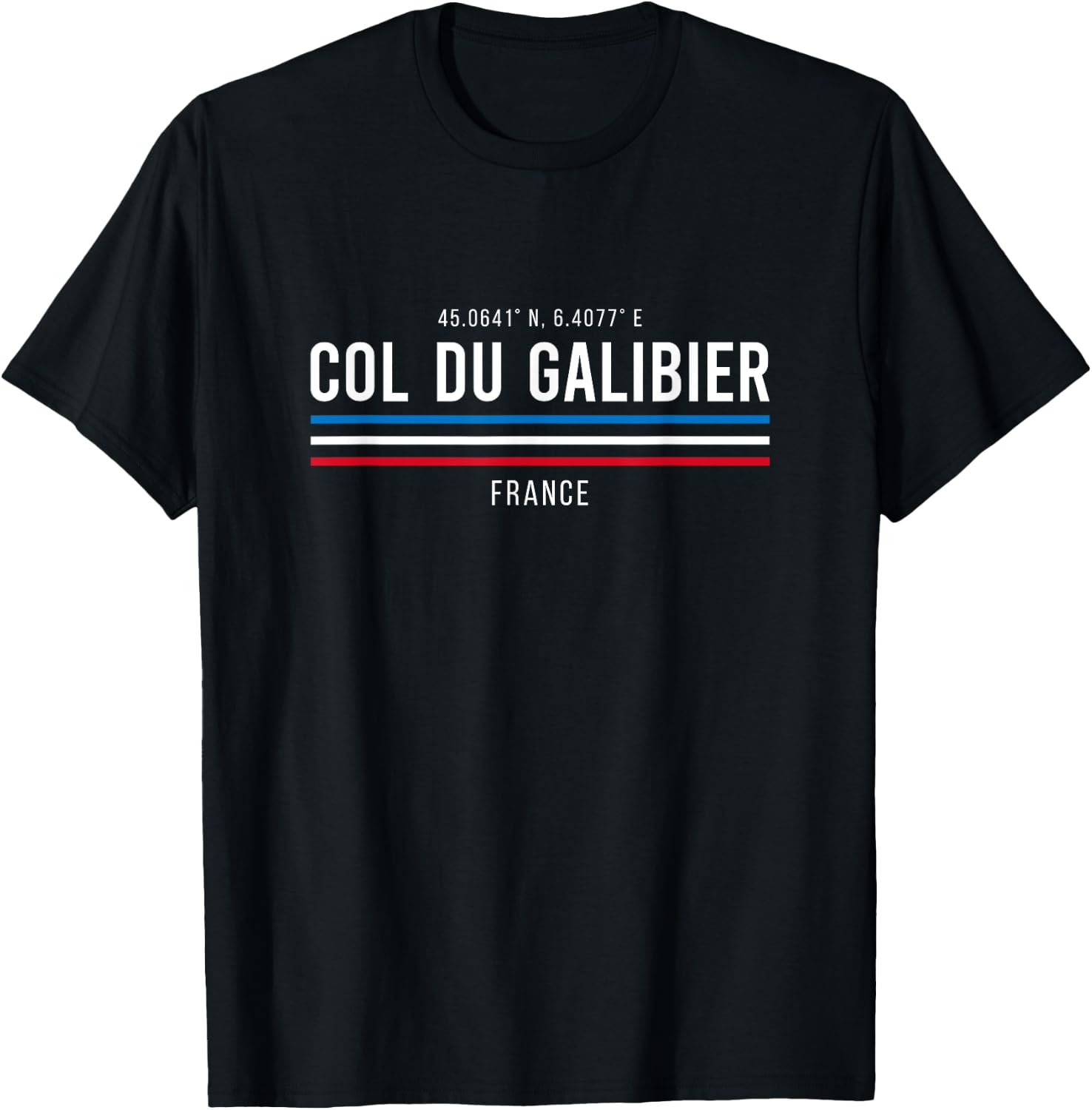 Col Du Galibier Cycling T-Shirt - T-Shirt | Black