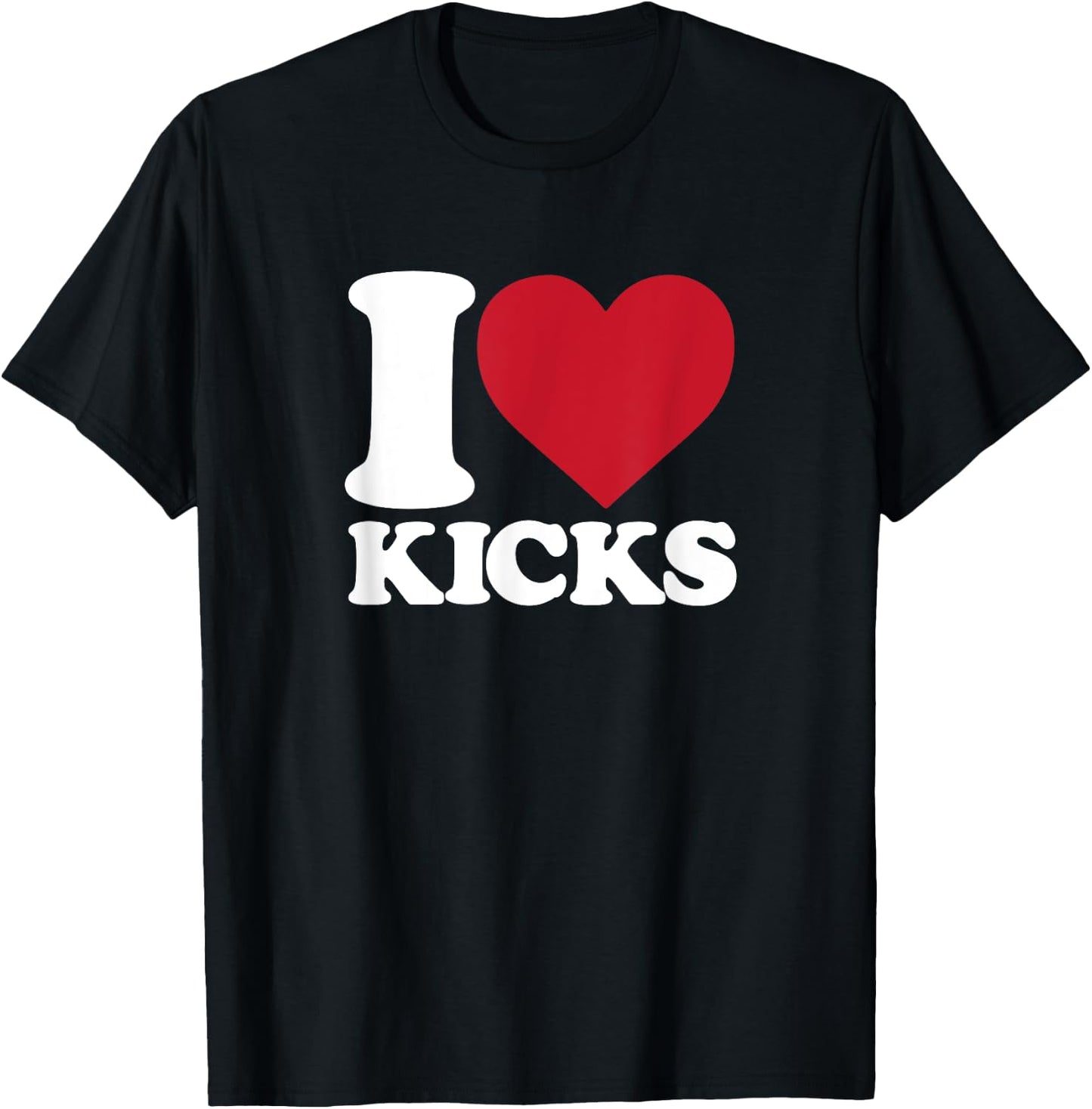 I Love Kicks - I Heart Kicks - Sneaker Collectors T-Shirt - T-Shirt | Black