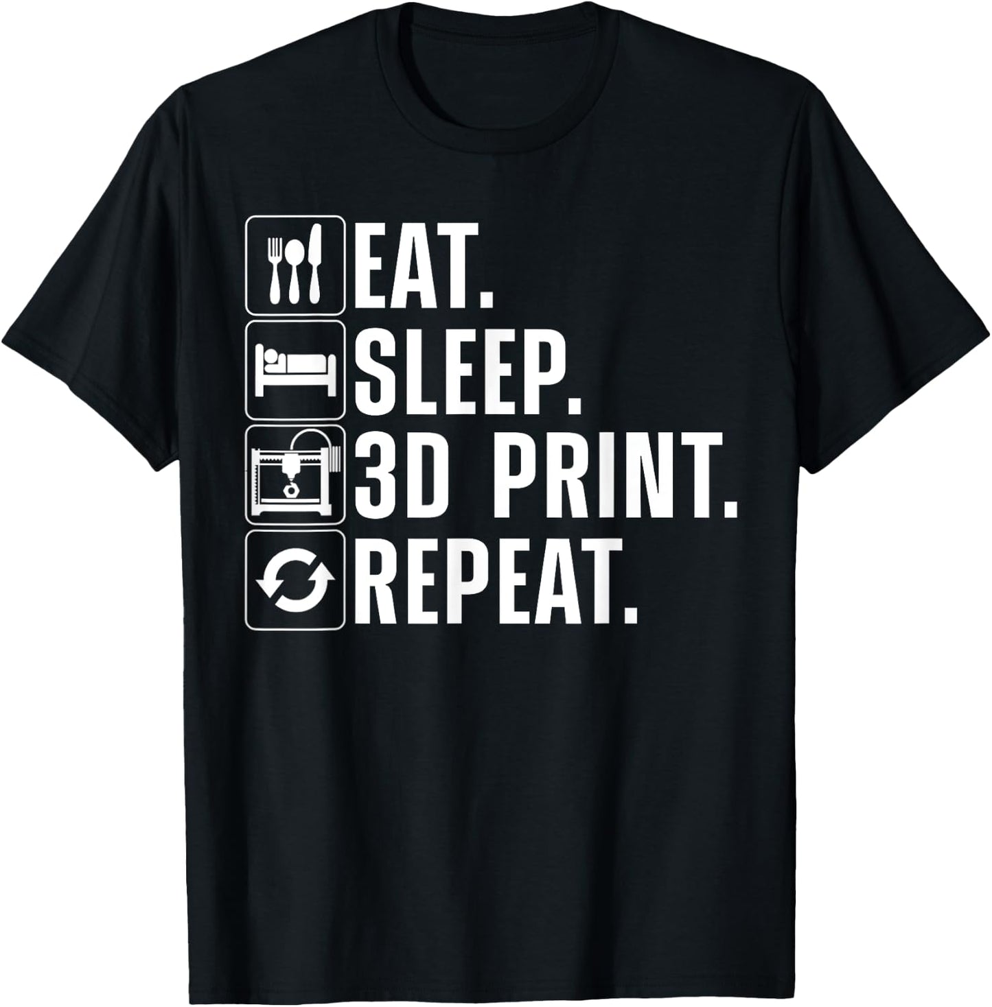Cool 3D Printing Women 3D Printer Lovers Print Geeks T-Shirt - T-Shirt | Black