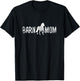 Barn Mom Horse Horses Vintage T-Shirt - T-Shirt | Black