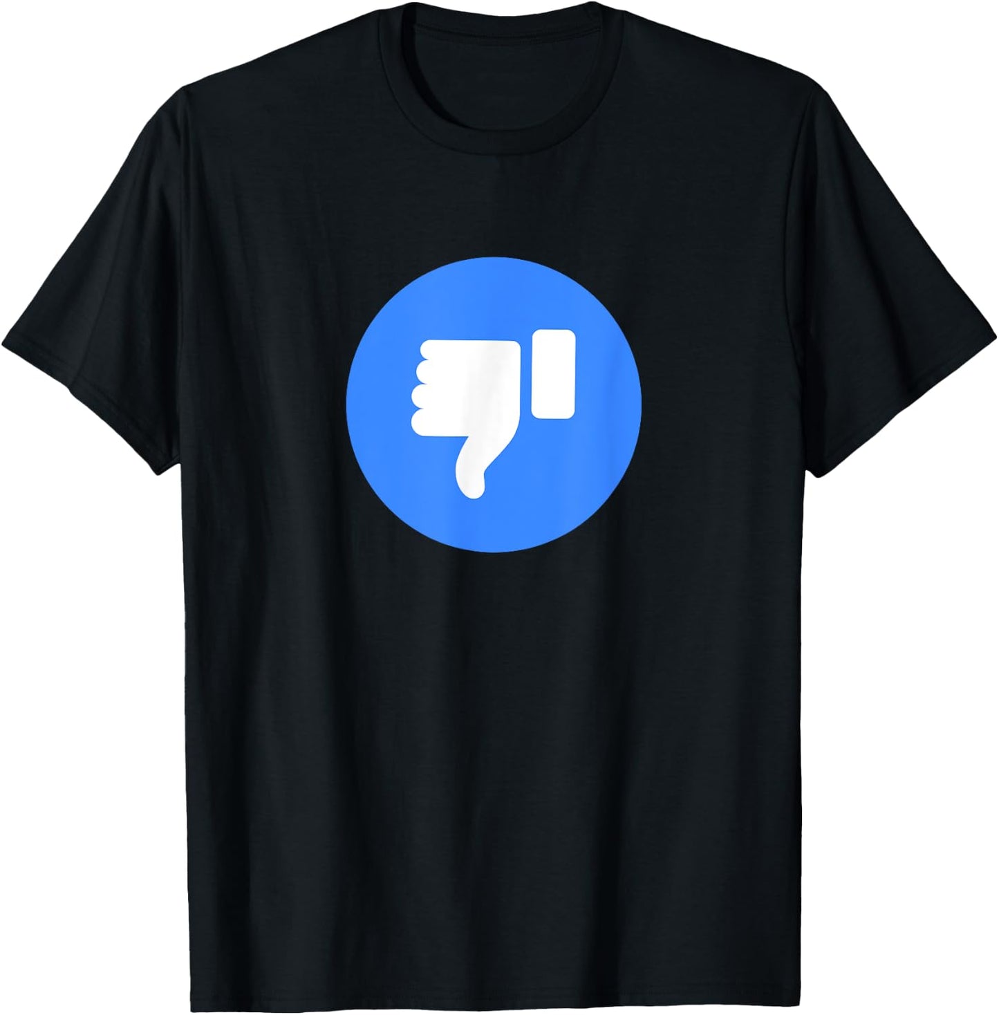 Thumbs Down Dislike Like Face Book Icon T-Shirt - T-Shirt | Black